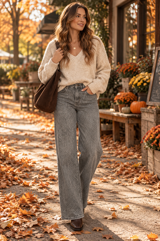 The Ash & Ivy Snake Print Jeans