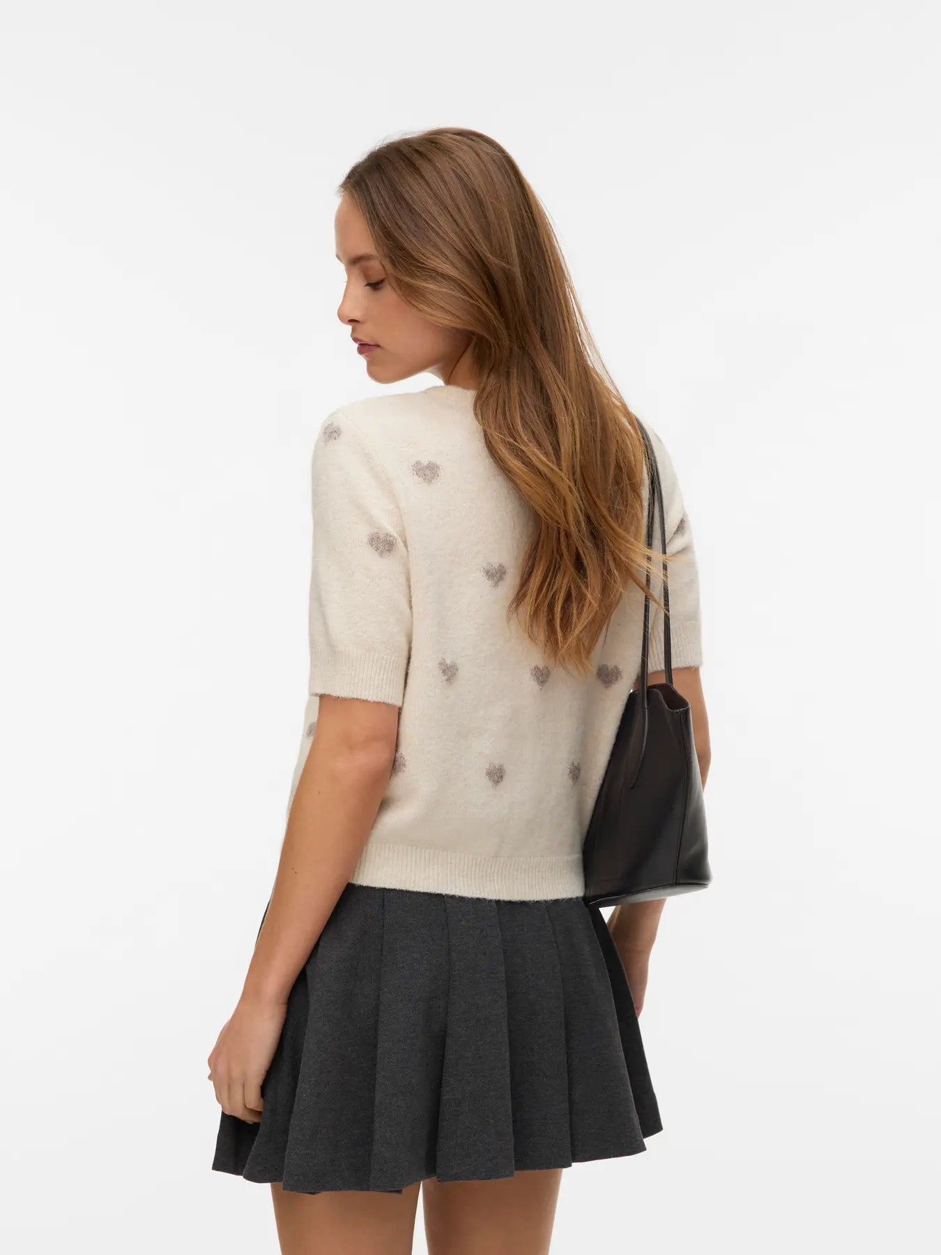 Vero Moda - Doffy Intarsia 2/4 O-Neck Cardigan