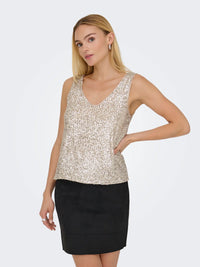 Only Ana V-Neck Tank Top
