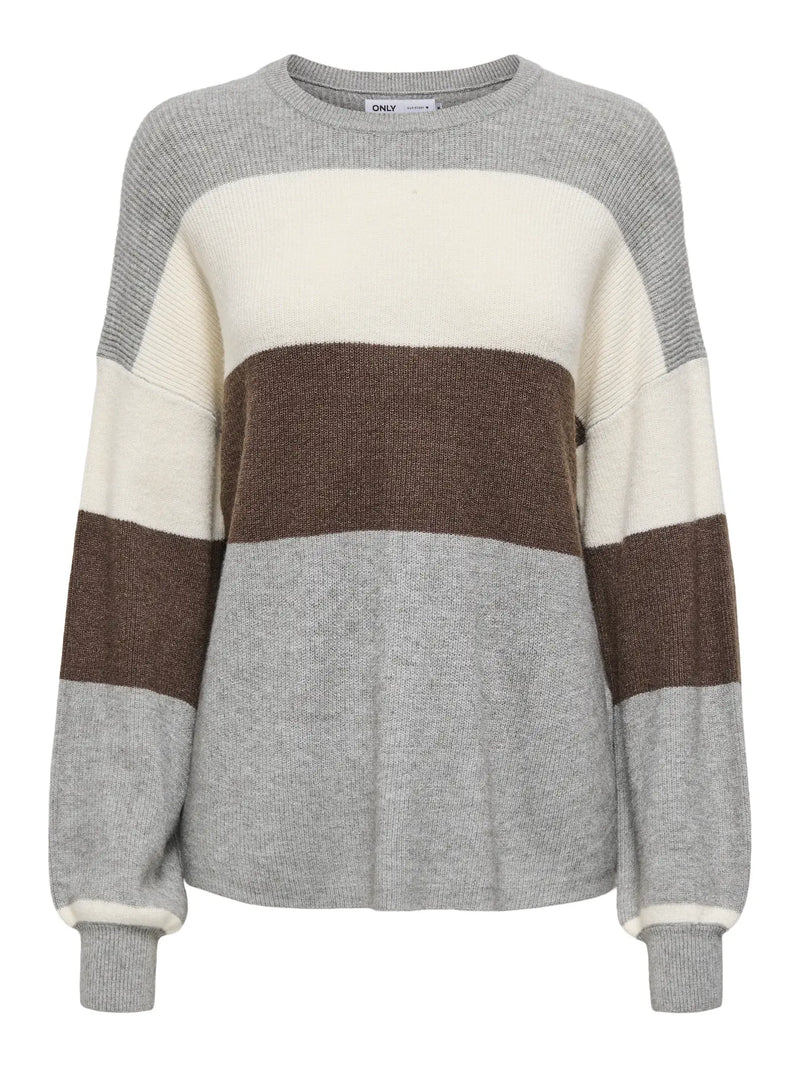 Only Atia Stripe Pullover Sweater