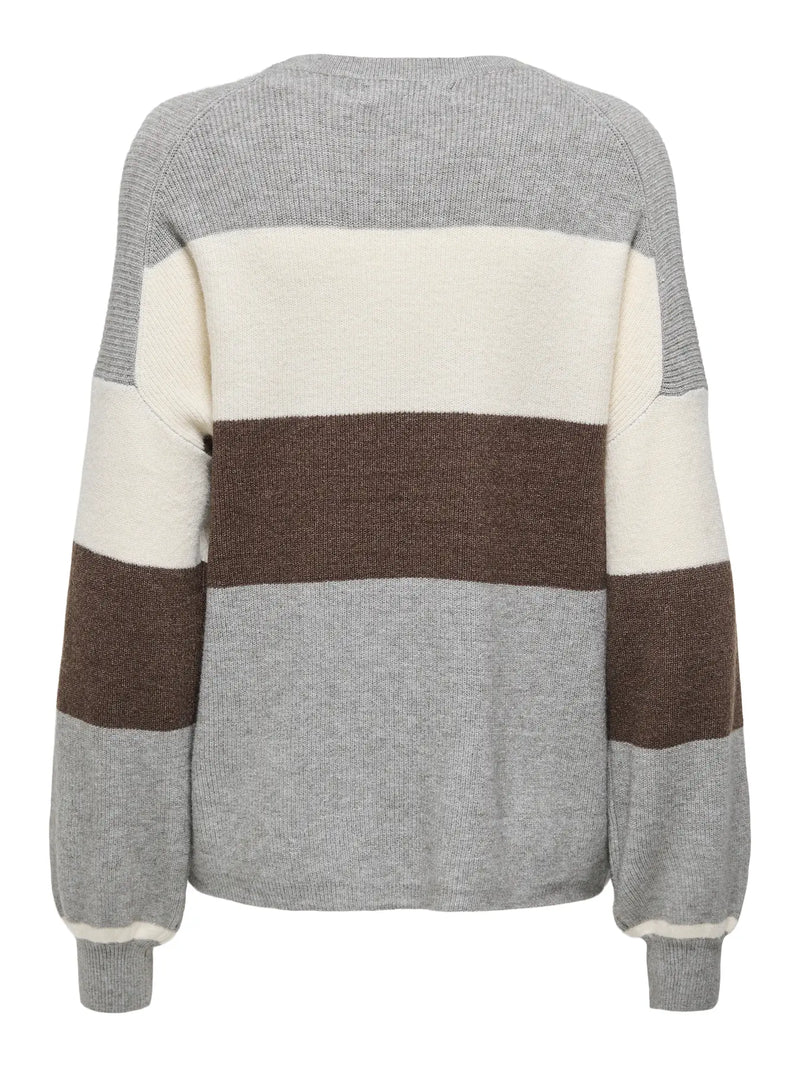 Only Atia Stripe Pullover Sweater