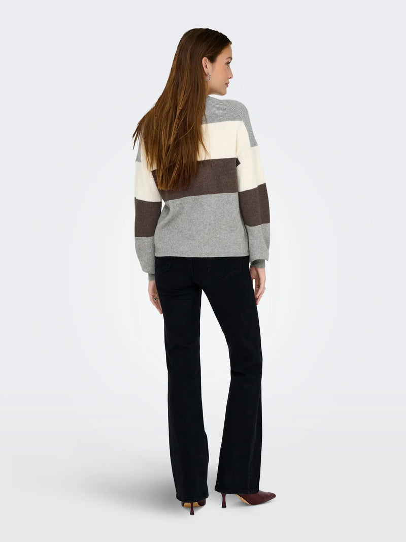 Only Atia Stripe Pullover Sweater