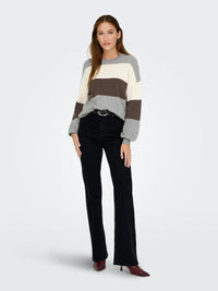 Only Atia Stripe Pullover Sweater
