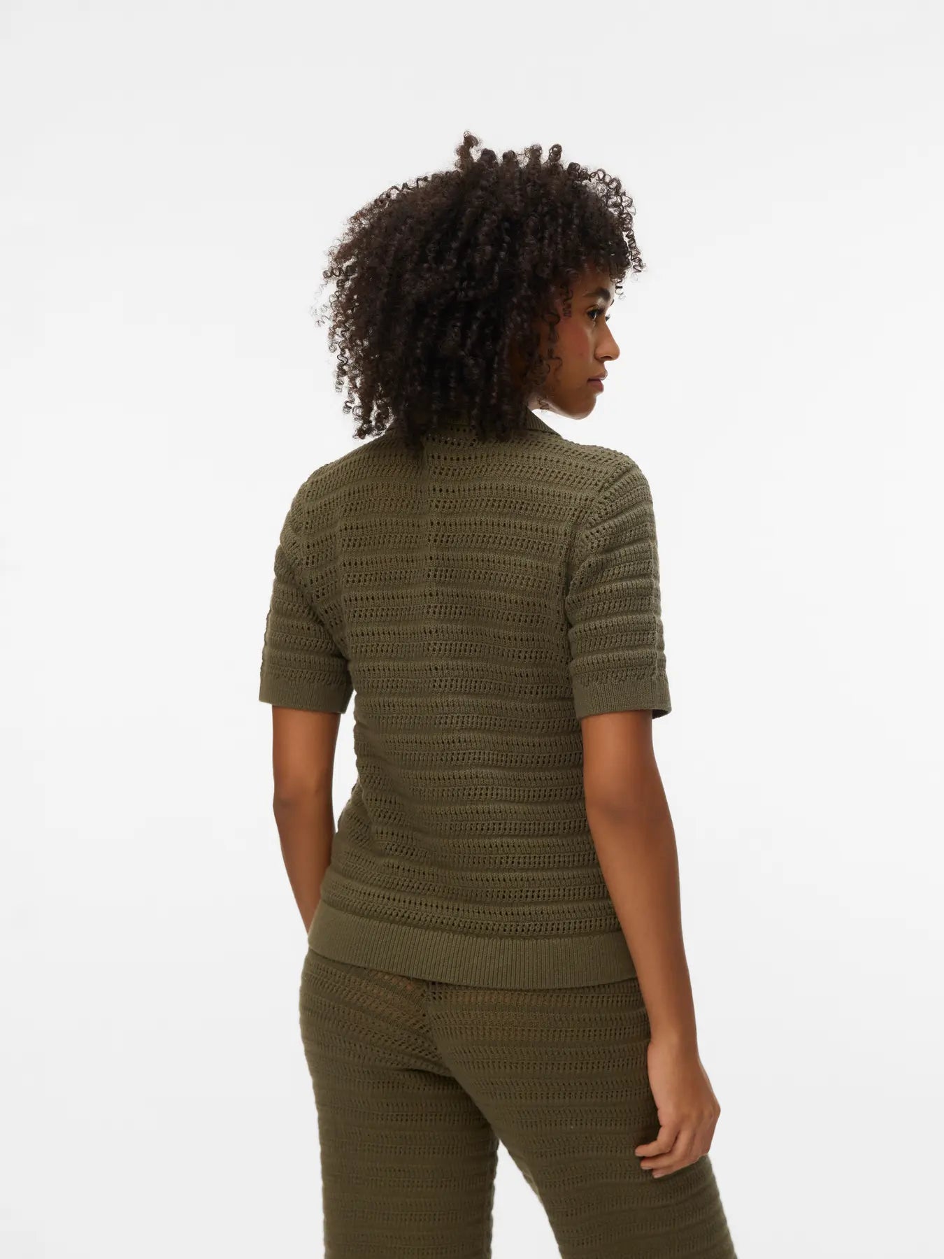 Vero Moda - Hayley 2/4 Poloneck Cardigan