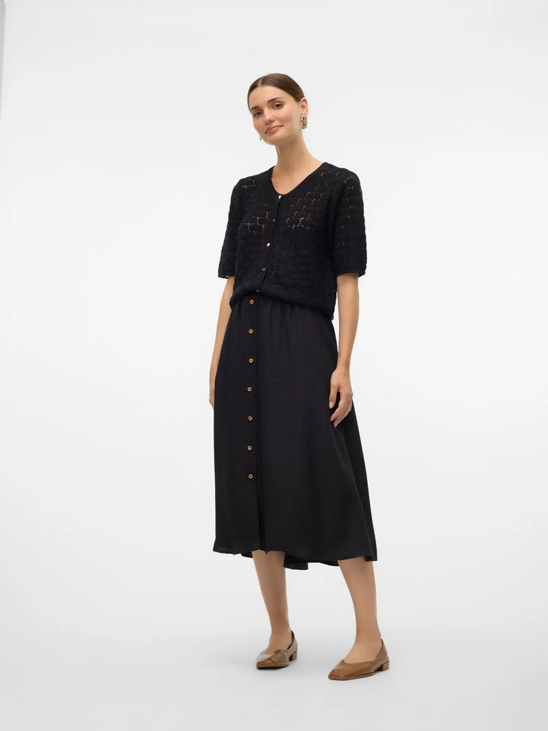 Vero Moda Melaney High Waist Button Skirt