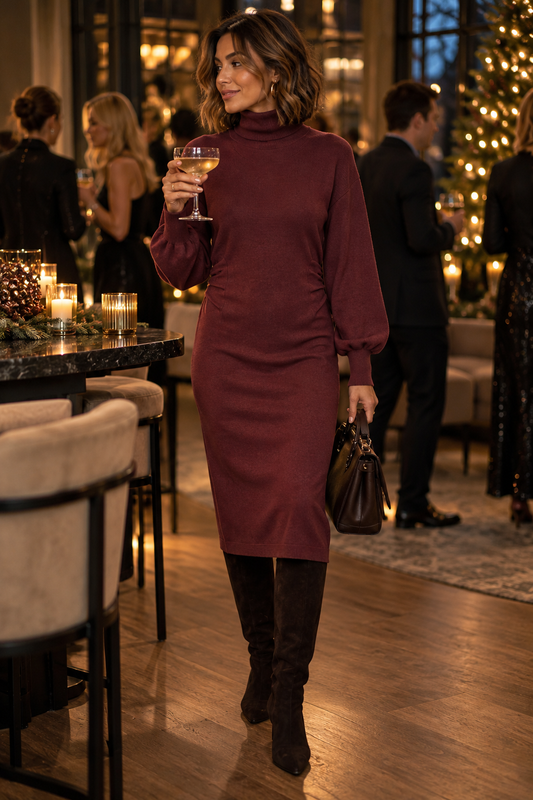 Vero Moda- Kalea Rollneck Dress