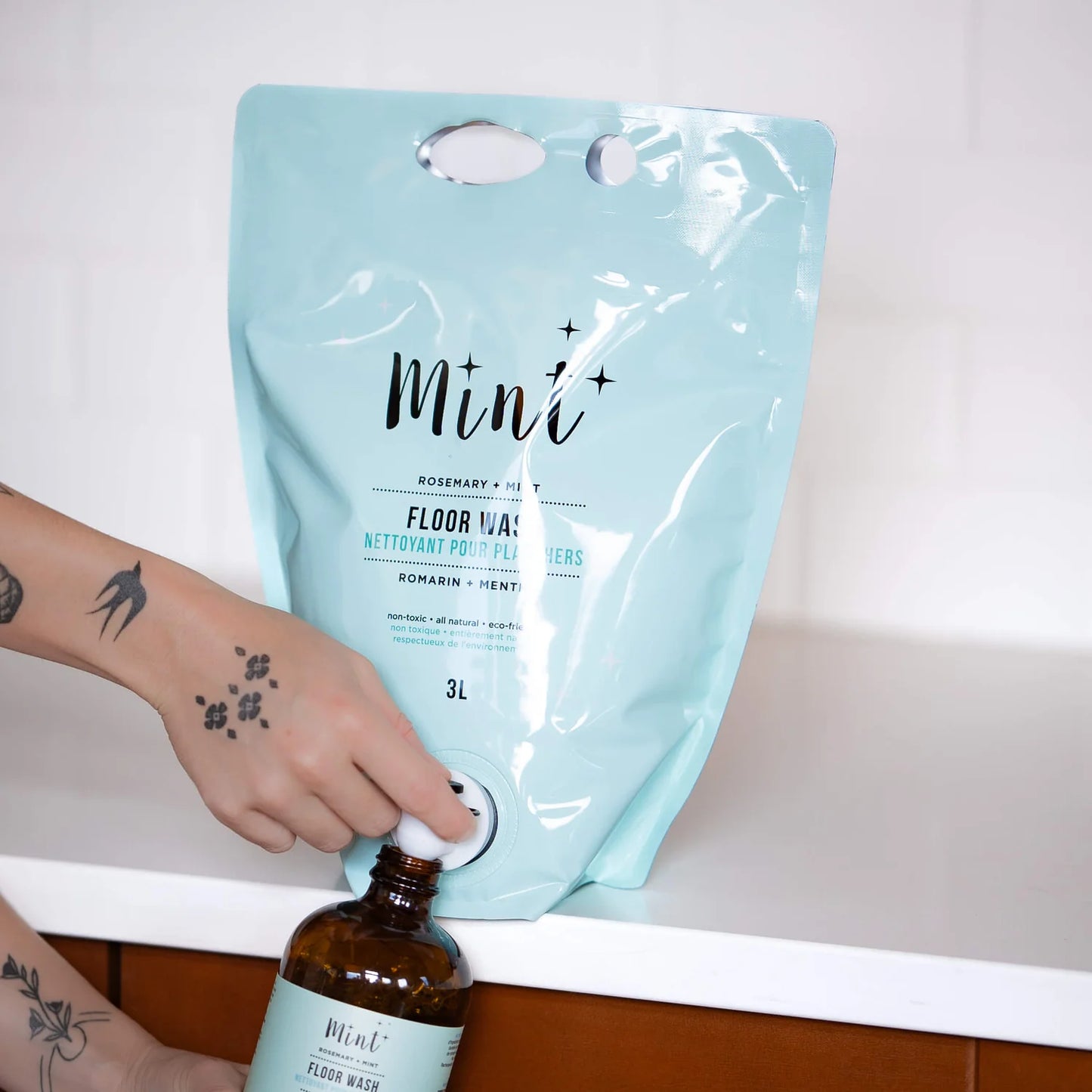 Mint Floor Wash 3L Refill