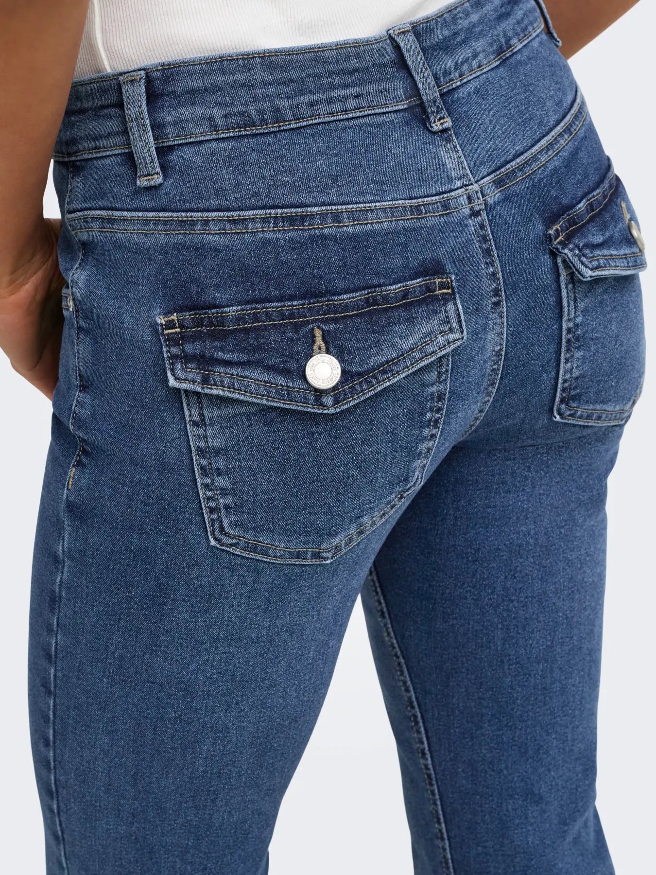 Only - Phoebe Low Rise Flare Jeans