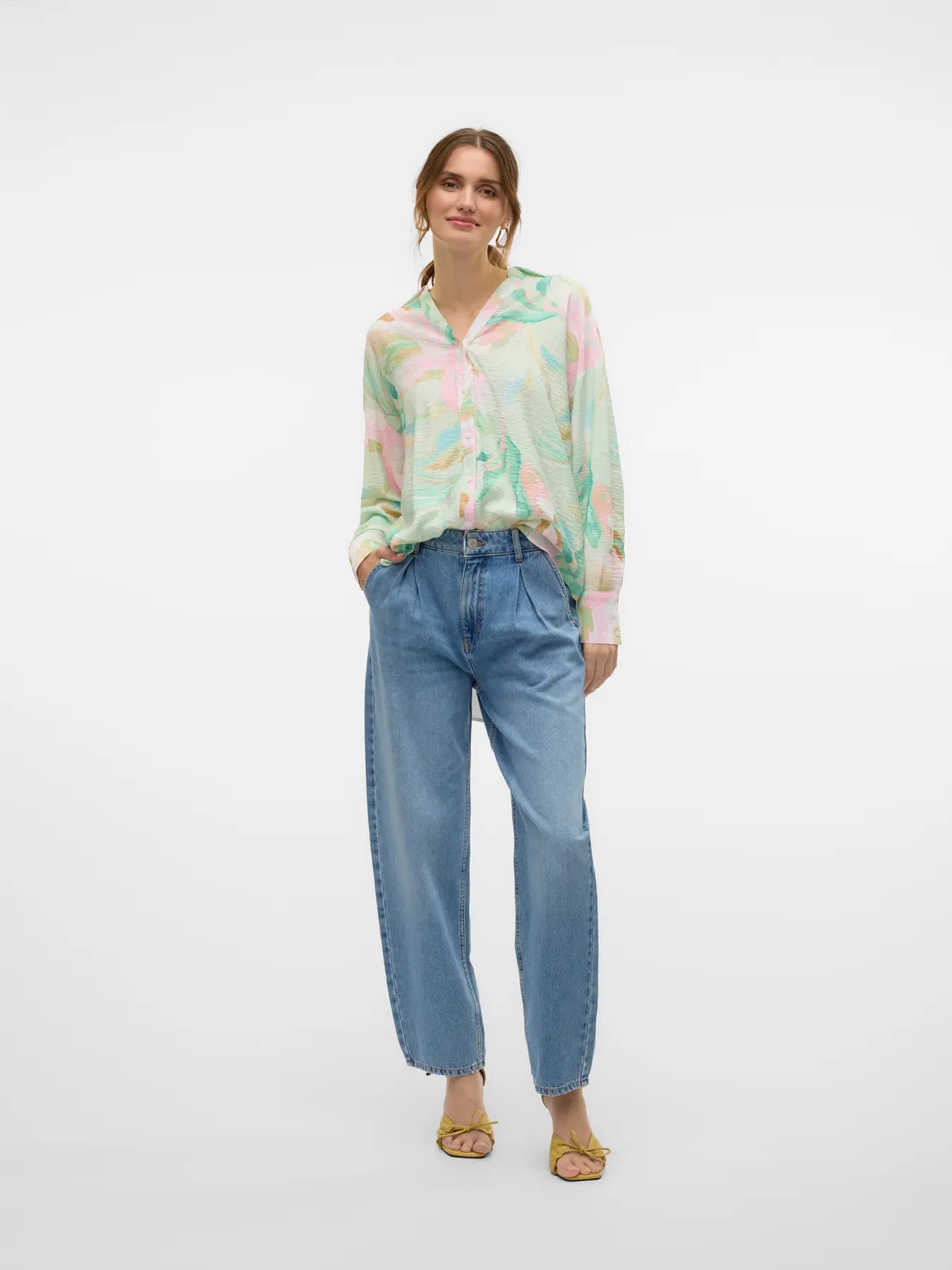 Vero Moda Etna High Rise Barrel Jean