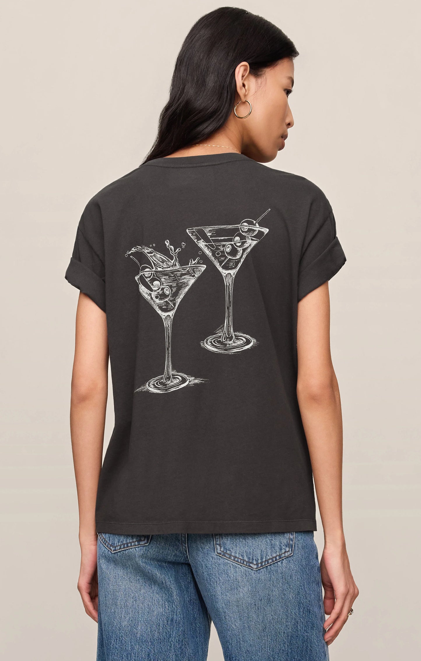 Z Supply - Martini Boyfriend Graphic Tee
