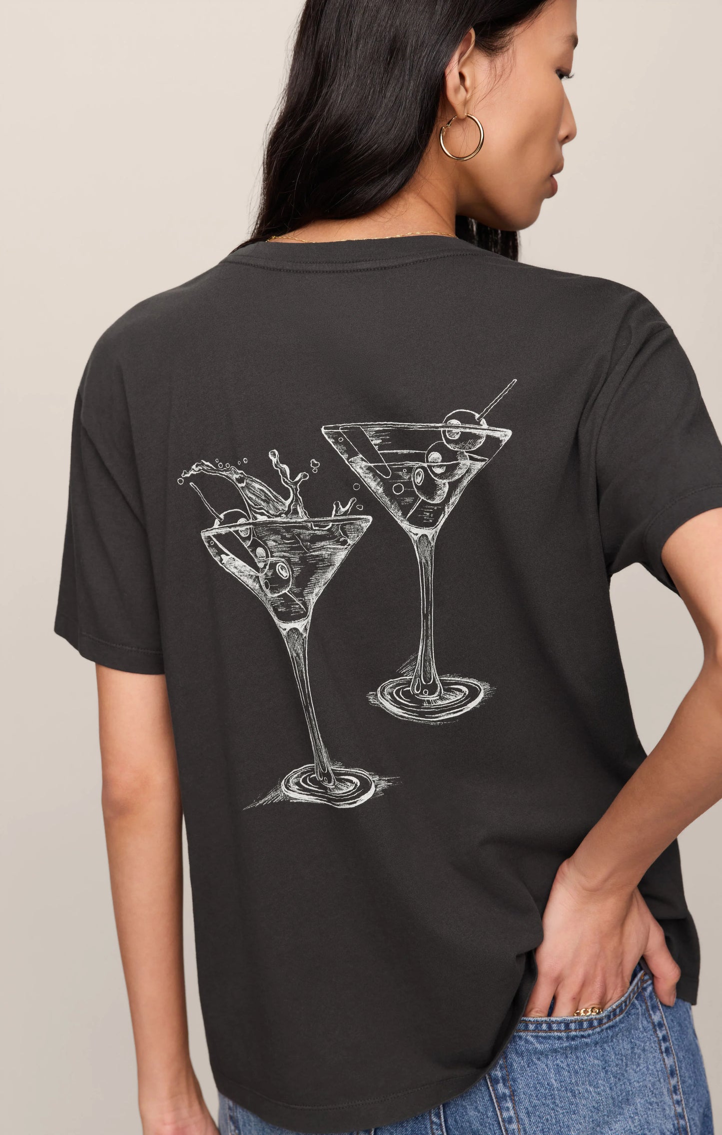 Z Supply - Martini Boyfriend Graphic Tee