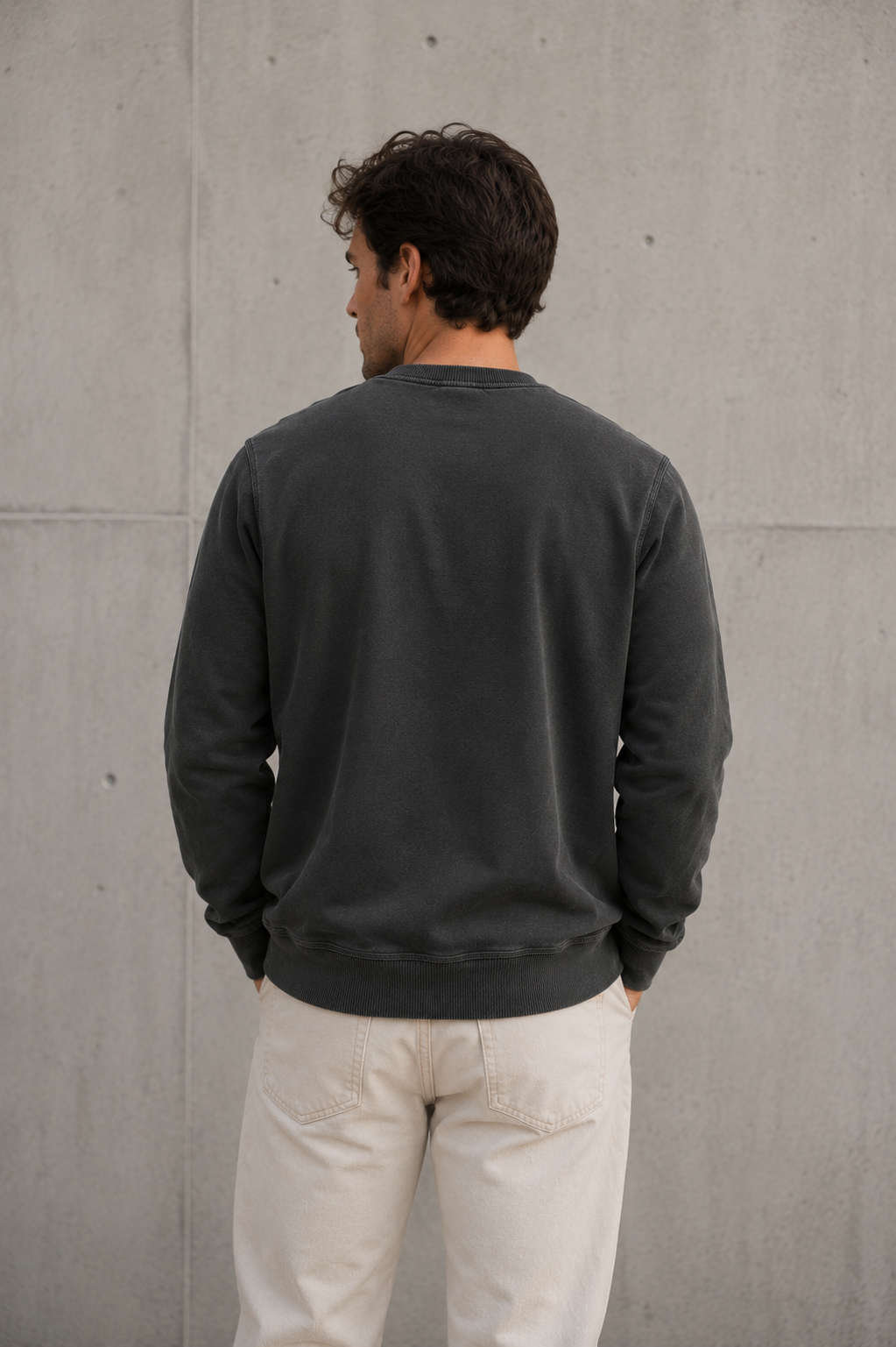 Only & Sons -Mens -  Brock Washed Crewneck Sweater