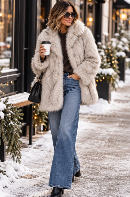 Only Dawn Faux Fur Coat