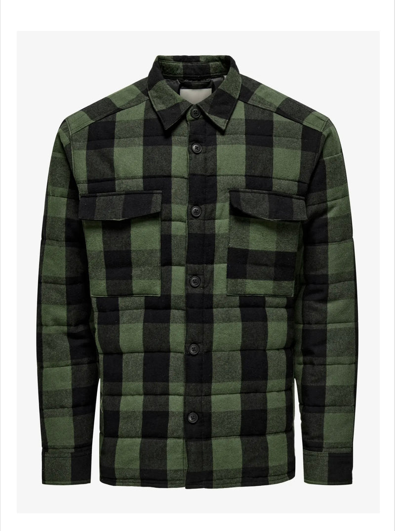 Only & Sons - Men's Gudmund Check Shacket