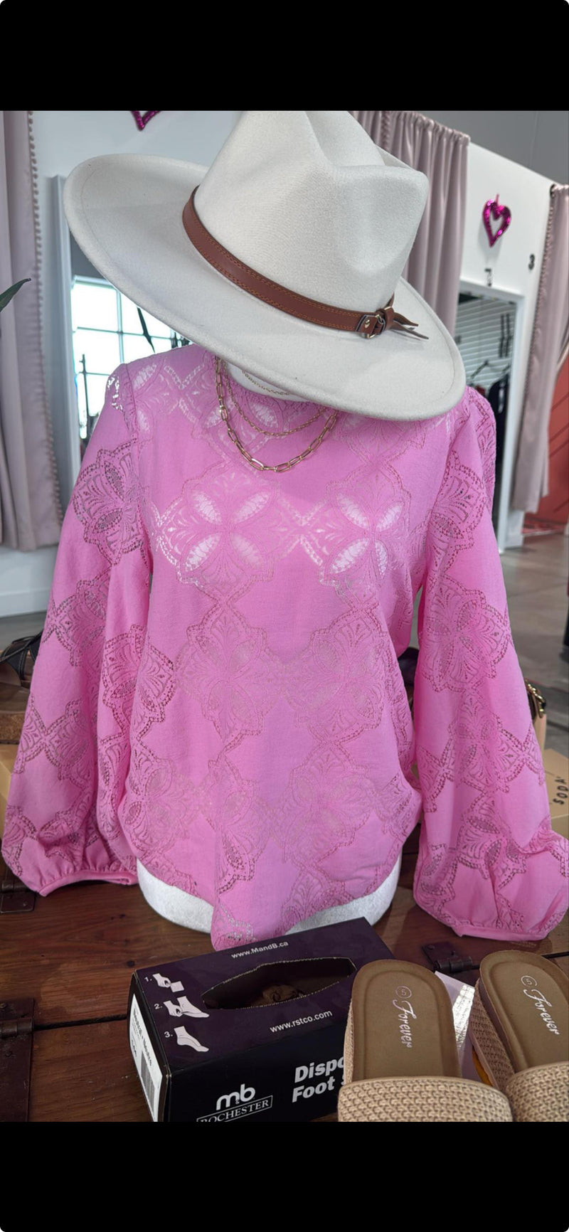 Vero Moda Loni Lace Top