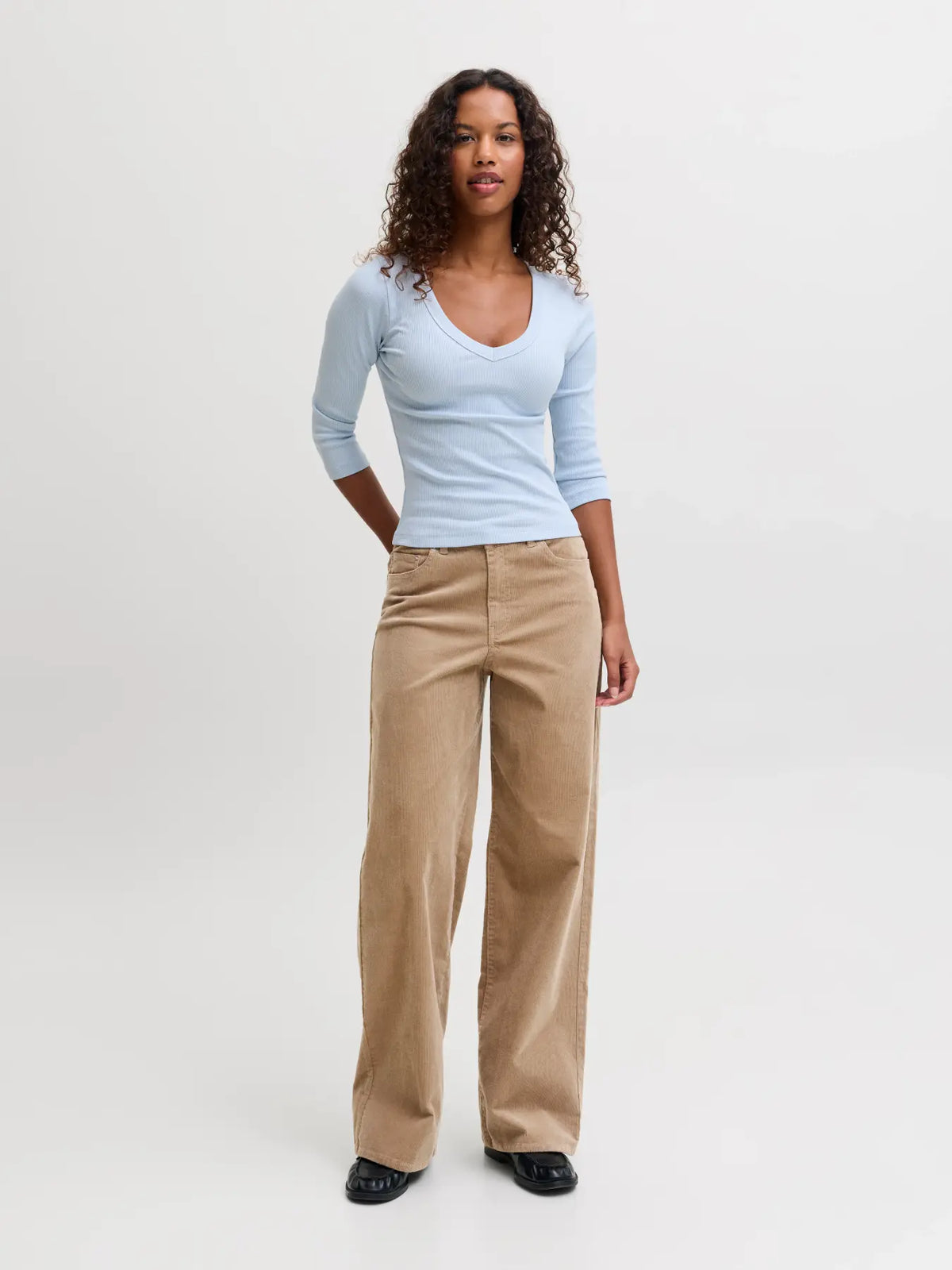 JJXX- Zoe Gelly Wide Leg Corduroy Pants