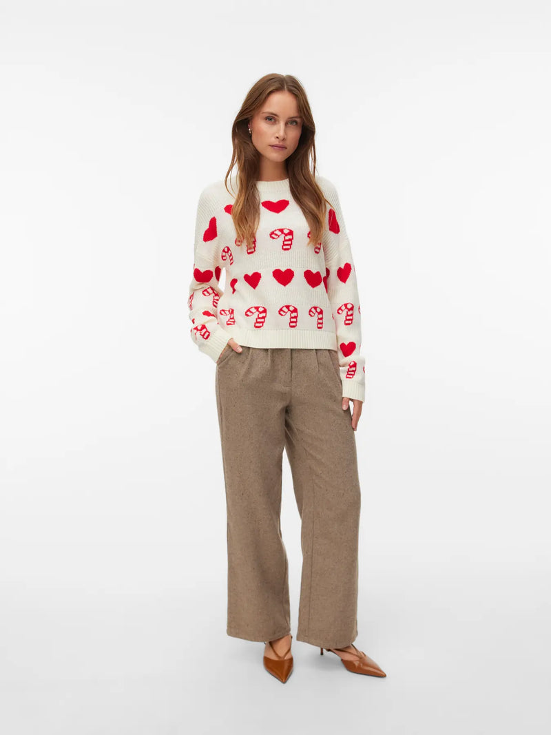 Vero Moda Candy Hearts Sweater