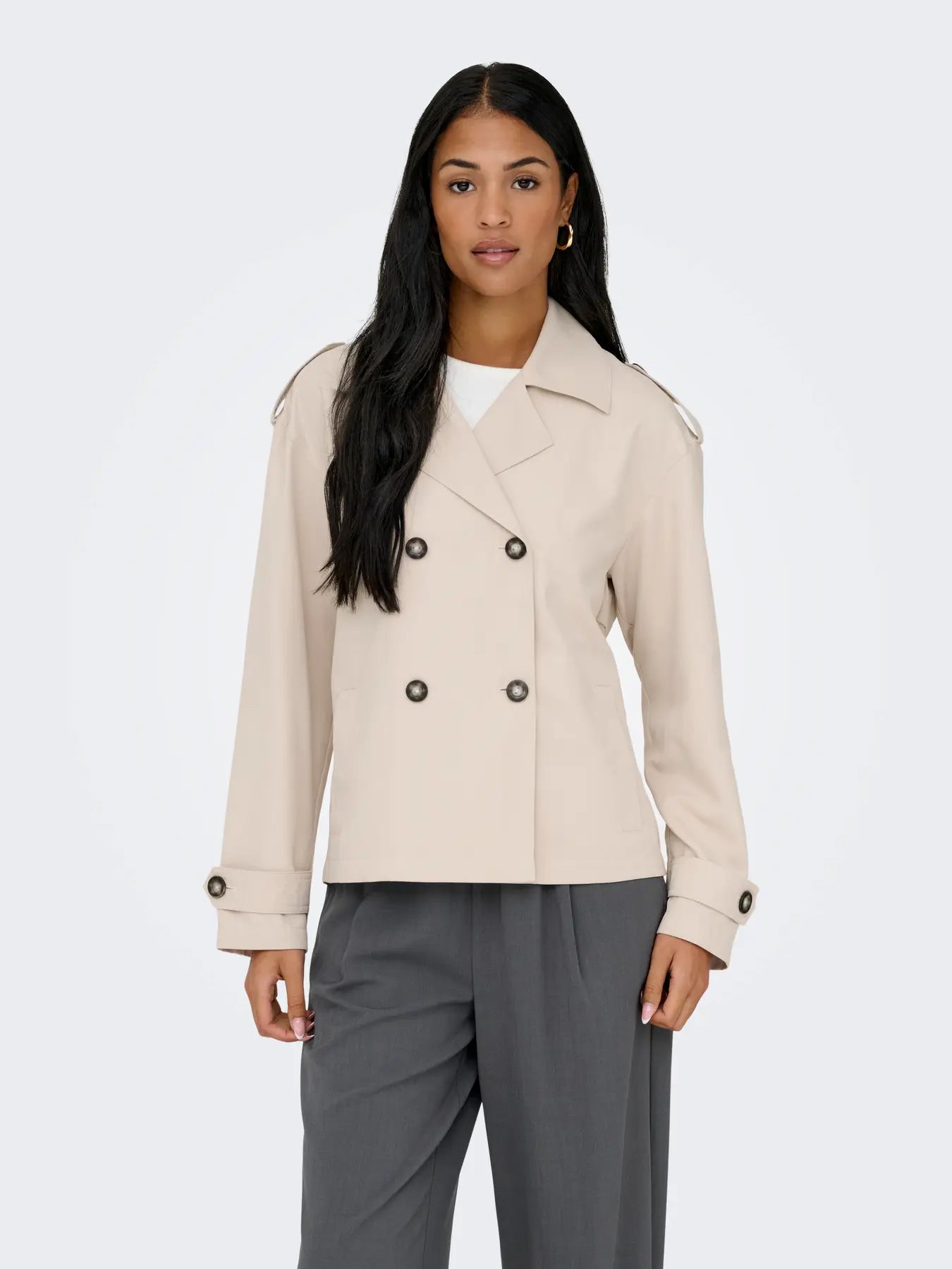 Only - Hannah Short Trenchcoat