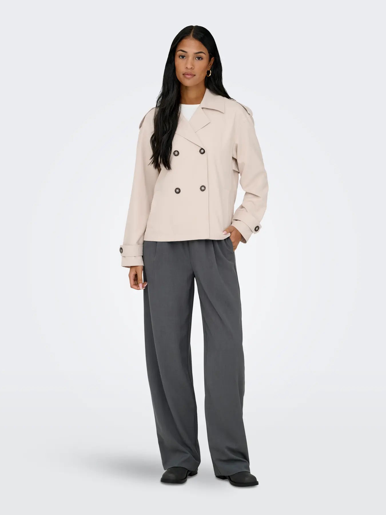 Only - Hannah Short Trenchcoat