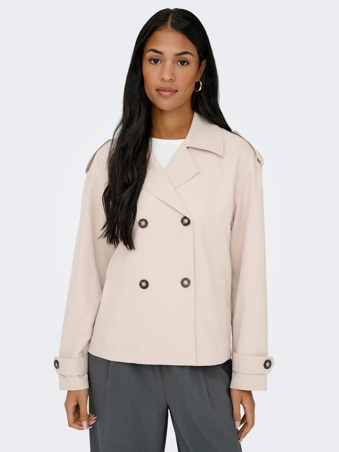 Only - Hannah Short Trenchcoat