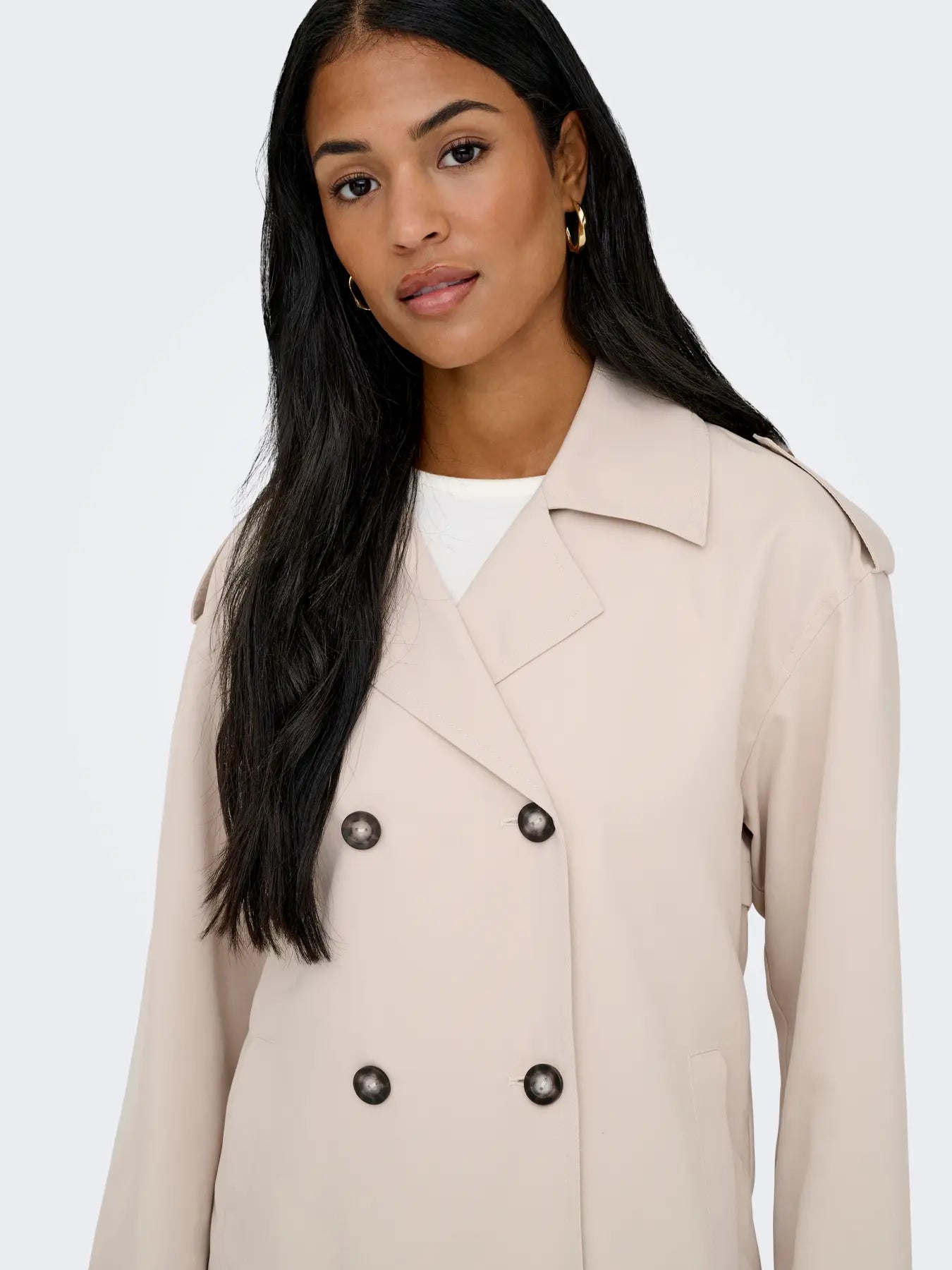 Only - Hannah Short Trenchcoat