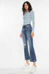 KanCan- Miley High Rise Cropped Flare Jeans