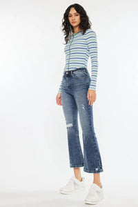 KanCan- Miley High Rise Cropped Flare Jeans