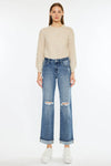 KanCan - Carrie Mid Rise Straight Leg Jean
