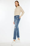 KanCan - Carrie Mid Rise Straight Leg Jean