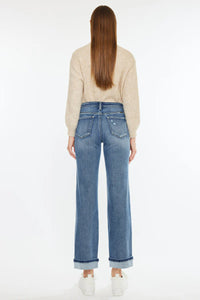 KanCan - Carrie Mid Rise Straight Leg Jean