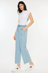 KanCan- Milly High Rise Cropped Wide Leg Jeans