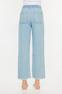 KanCan- Milly High Rise Cropped Wide Leg Jeans