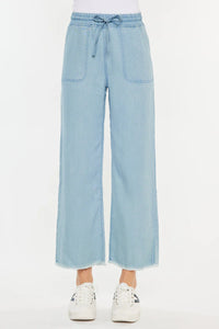 KanCan- Milly High Rise Cropped Wide Leg Jeans