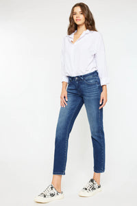 KanCan Dolores Mid Rise Slim Straight Jeans