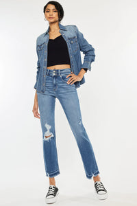 KanCan Morgana High Rise Slim Straight Jean
