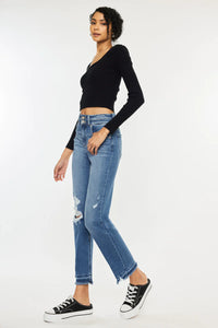 KanCan Morgana High Rise Slim Straight Jean