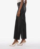 Kut- Meg Coated High Rise Fab Ab Wide Leg