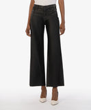 Kut- Meg Coated High Rise Fab Ab Wide Leg