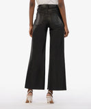 Kut- Meg Coated High Rise Fab Ab Wide Leg