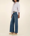 KUT- Meg High Rise Wide Leg  Jeans- Loyalty