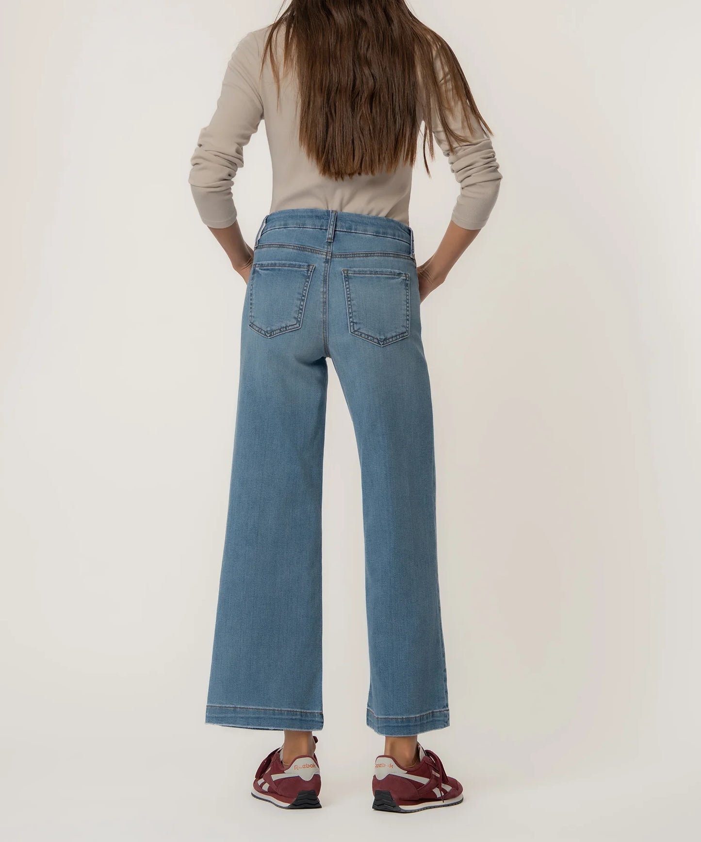 KUT- Meg High Rise Wide Leg Jeans