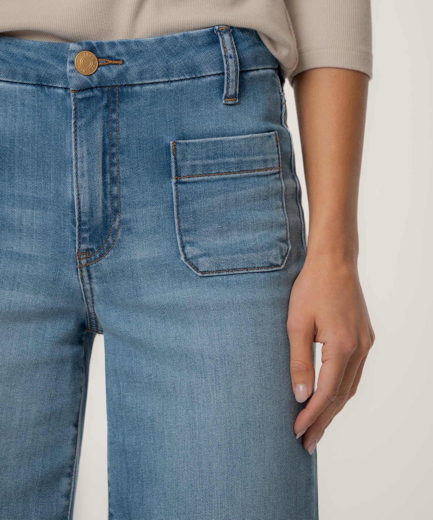 KUT- Meg High Rise Wide Leg Jeans