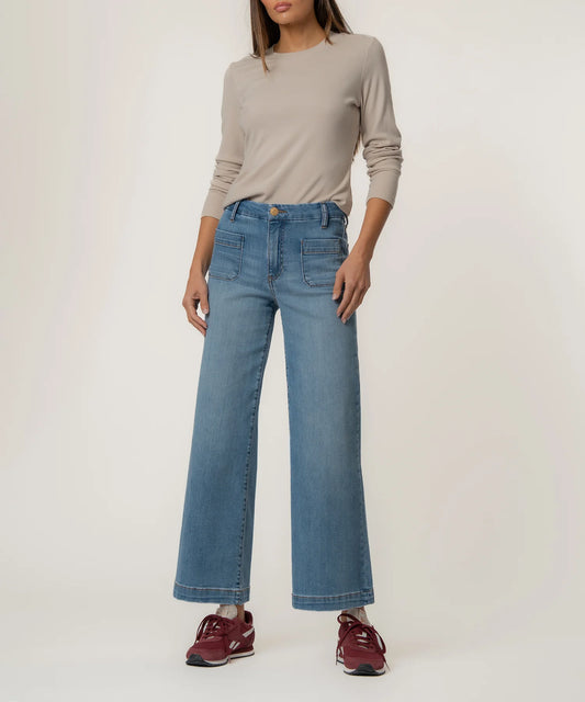 KUT- Meg High Rise Wide Leg Jeans