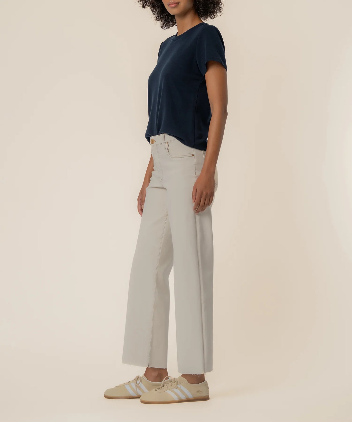 KUT- Charlotte High Rise Wide Leg Jeans