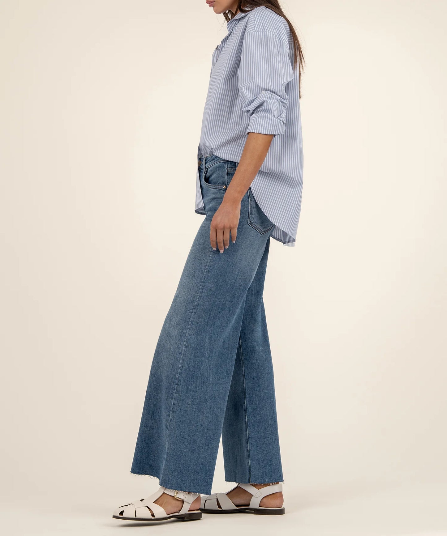 KUT- Ryan High Rise Super Wide Leg - Adaptability