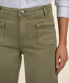 KUT- Meg High Rise Wide Leg - Olive