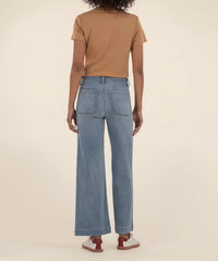 KUT- Meg High Rise Wide Leg Patch Pockets Jeans - Invaluable