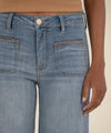 KUT- Meg High Rise Wide Leg Patch Pockets Jeans - Invaluable