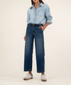 KUT- Charlotte High Rise Wide Leg Pork Chop Jeans - Reflective