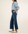 KUT- Charlotte High Rise Wide Leg Pork Chop Jeans - Reflective